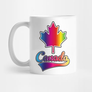 Rainbow Canada Mug